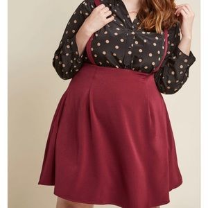 ModCloth Overall Winner Jumper in Wine